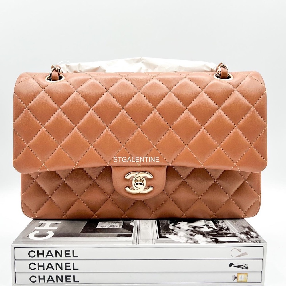 Chanel 22S Caramel Classic Flap in Medium